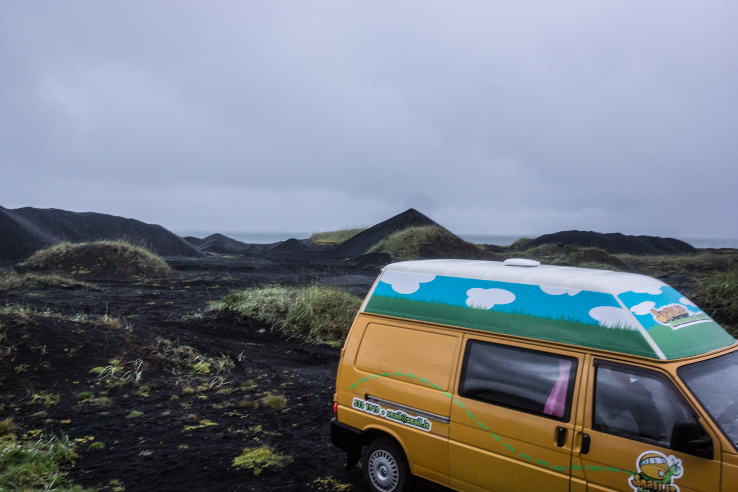 Iceland Day One – Waterfalls and stuck in the sand