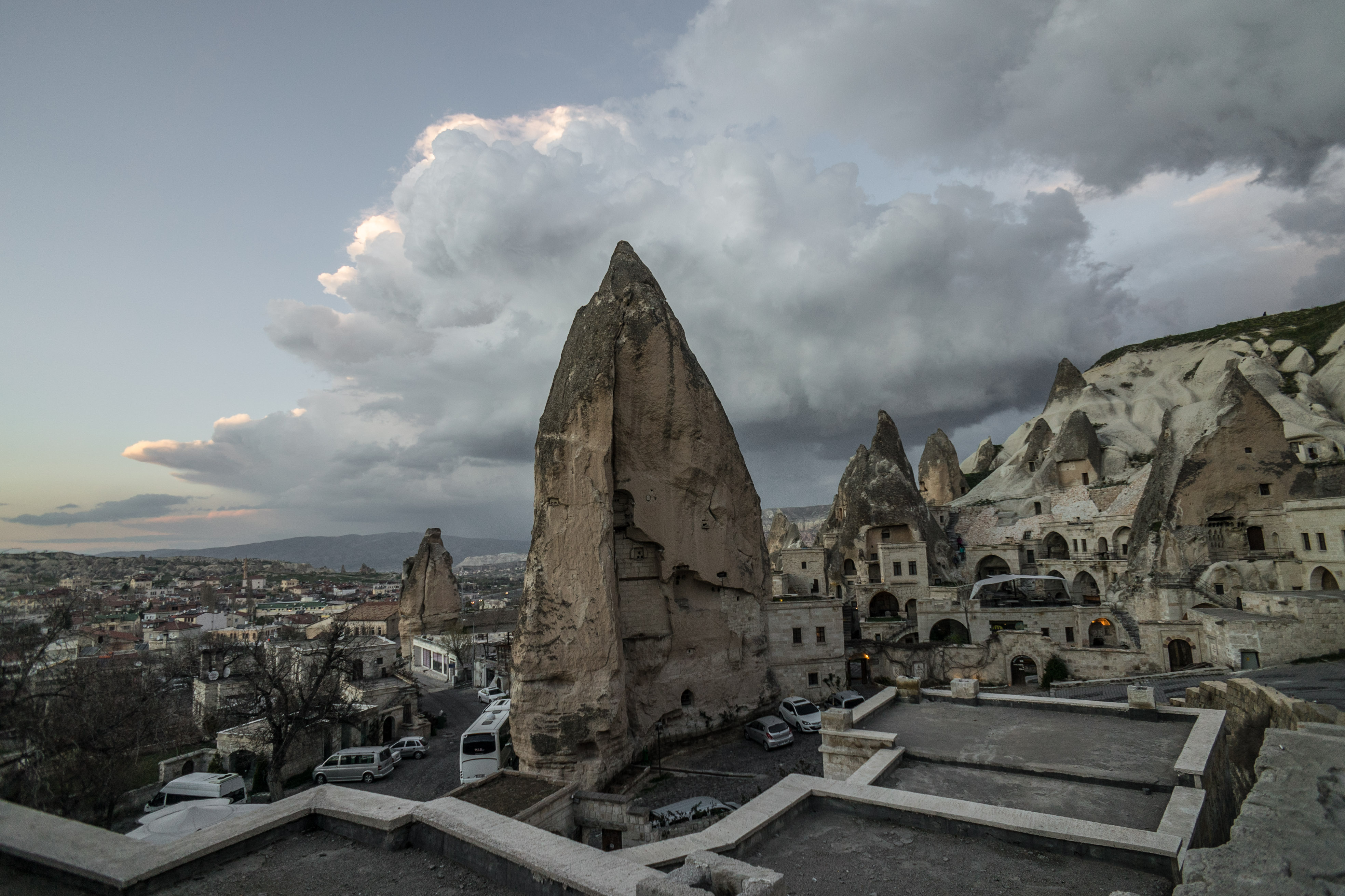 Turkey Day Seven:  A sickening flight and our first cave hotel in Cappadocia